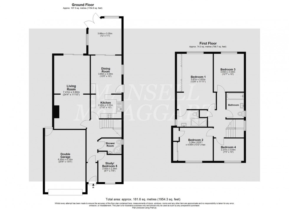 Floorplan for Ashleigh Close, Horley, RH6