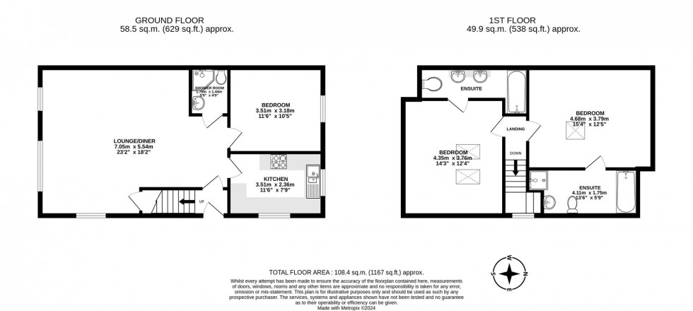 Floorplan for Copthorne Bank, Copthorne, RH10