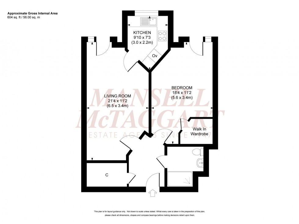 Floorplan for The Brow, Clayton Court The Brow, RH15