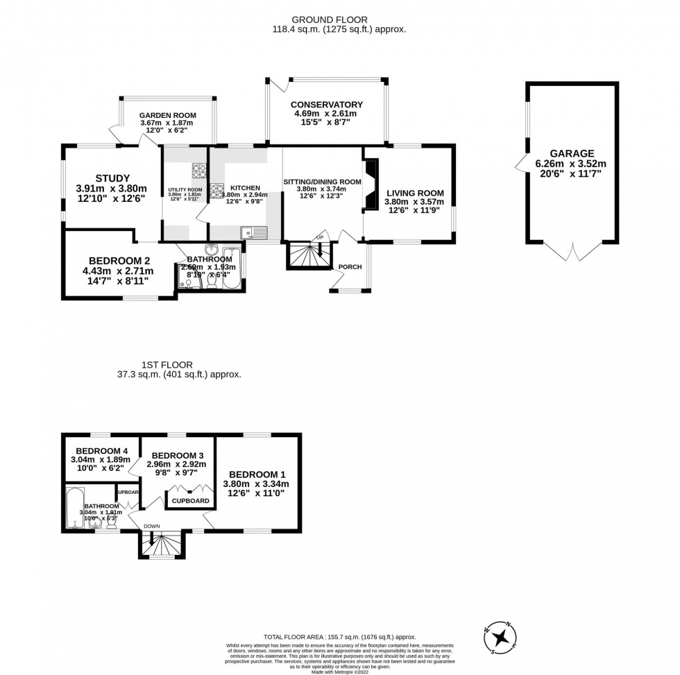 Floorplan for Ifield Street, Ifield, RH11