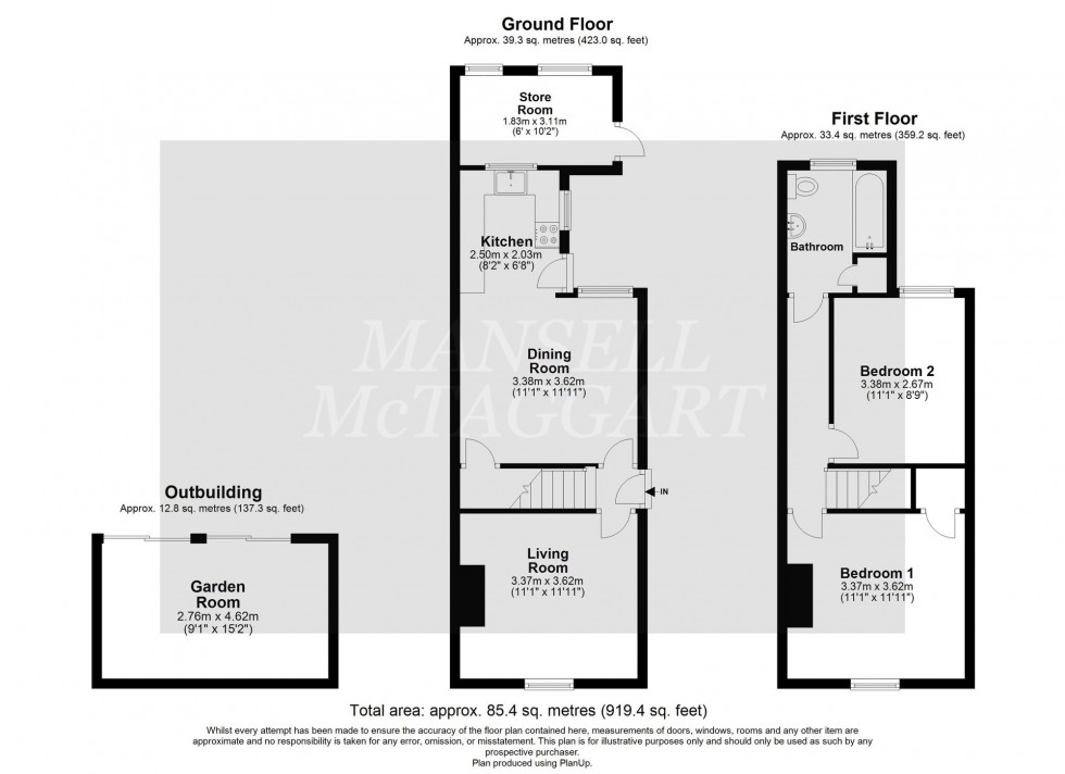 Floorplan for Homestall Road, Ashurst Wood, RH19