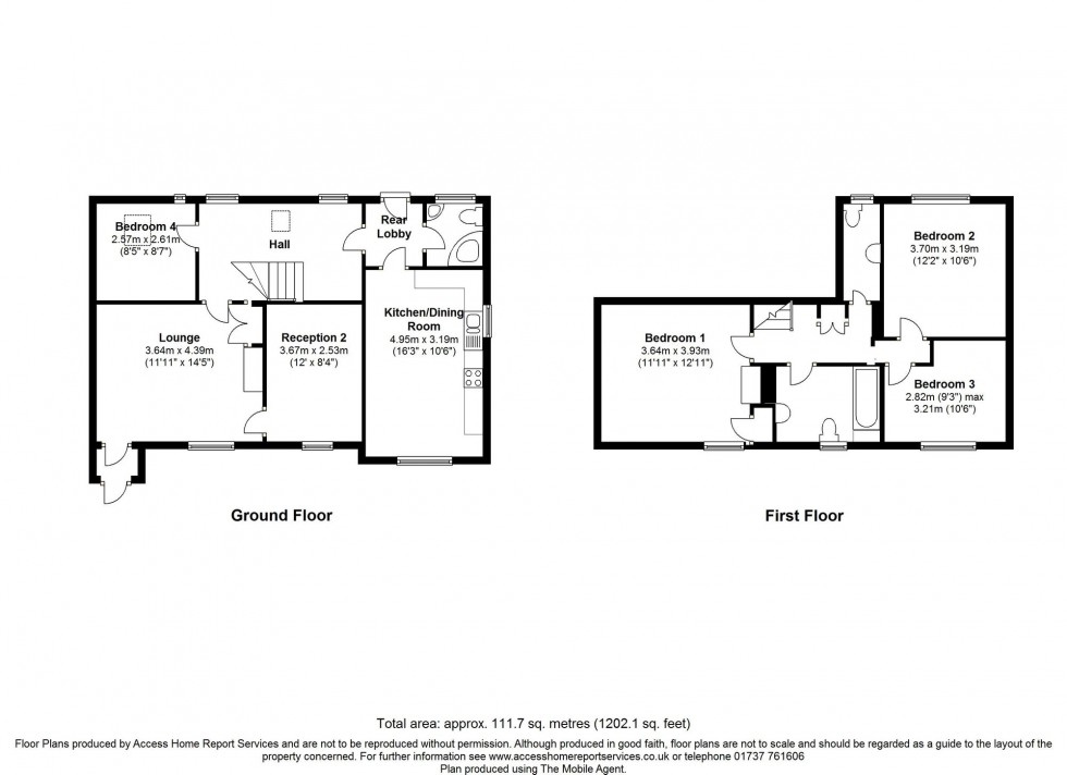 Floorplan for St. Hill Green, East Grinstead, RH19
