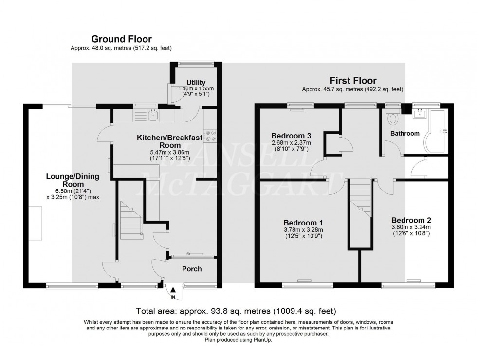 Floorplan for Monksfield, Crawley, RH10