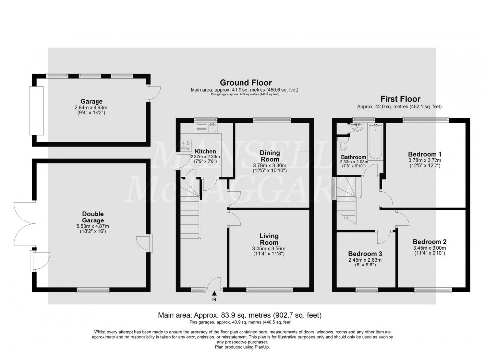 Floorplan for St. Marys Drive, Crawley, RH10