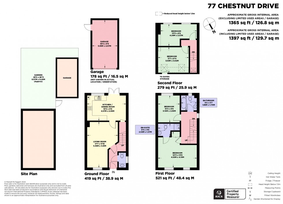 Floorplan for Chestnut Drive, Hassocks, BN6