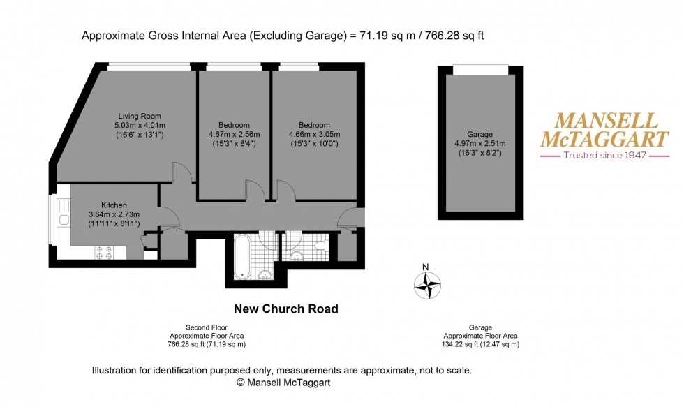 Floorplan for New Church Road, Hove, BN3