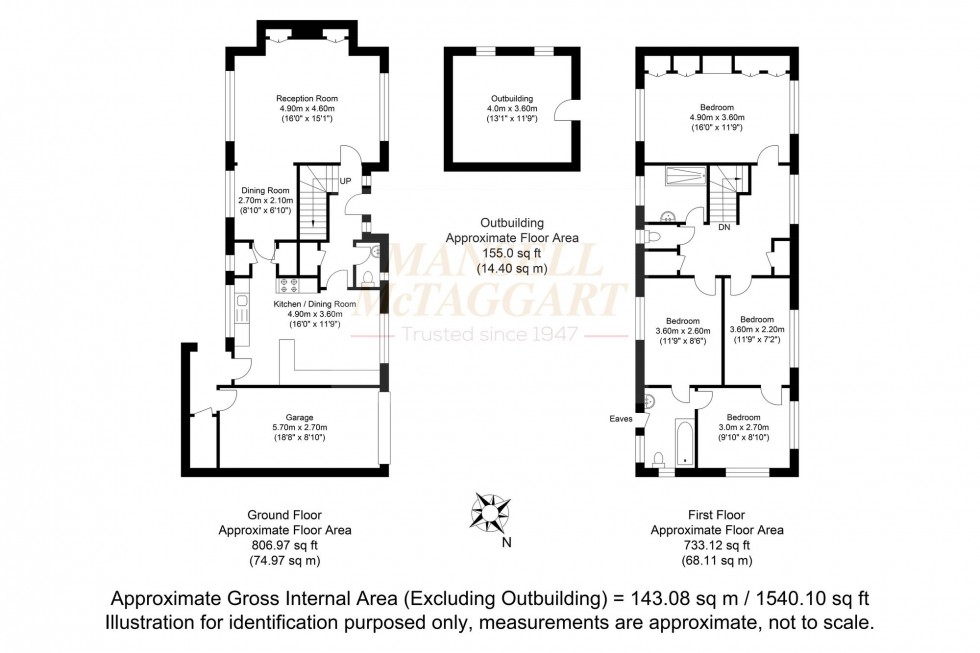 Floorplan for Allington Road, Newick, BN8