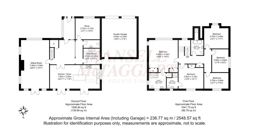 Floorplan for Chestnut Close, Storrington, RH20