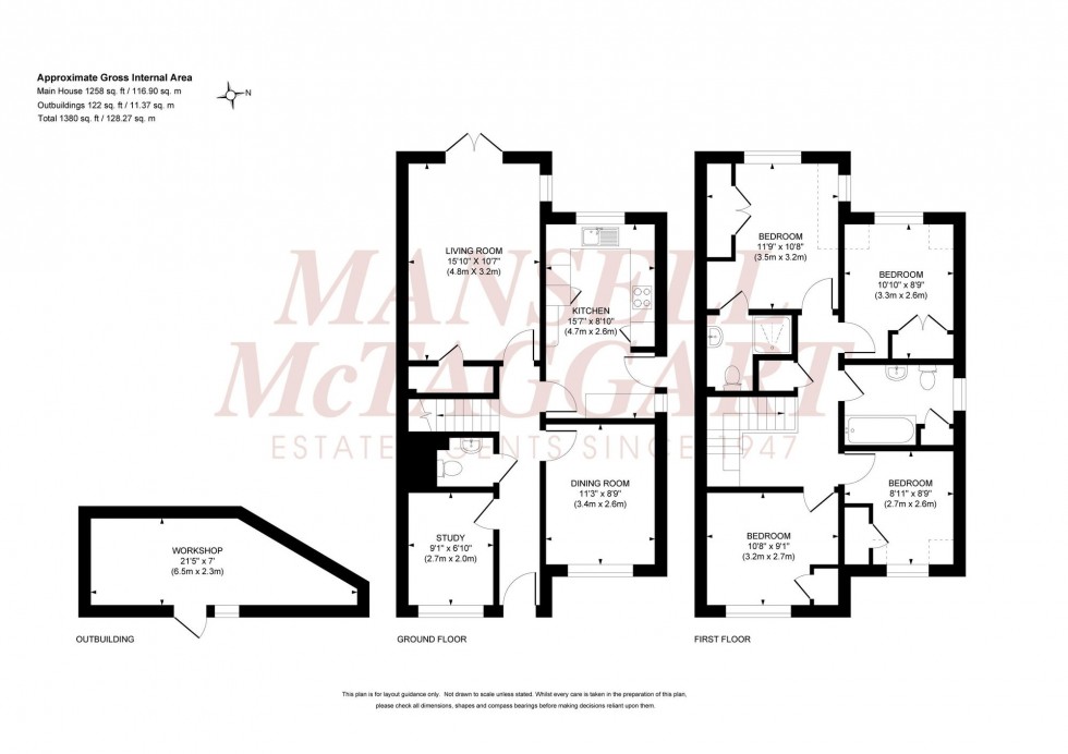 Floorplan for London Road, Sayers Common, BN6