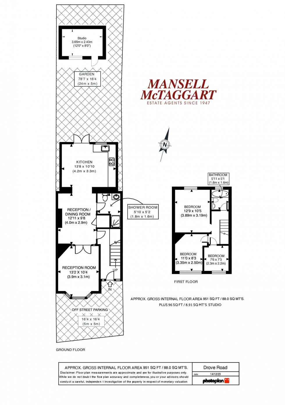 Floorplan for Drove Road, Portslade, BN41