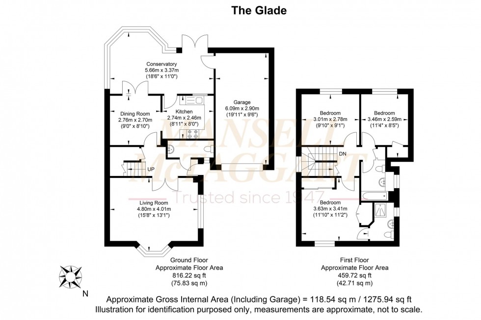 Floorplan for The Glade, Storrington, RH20