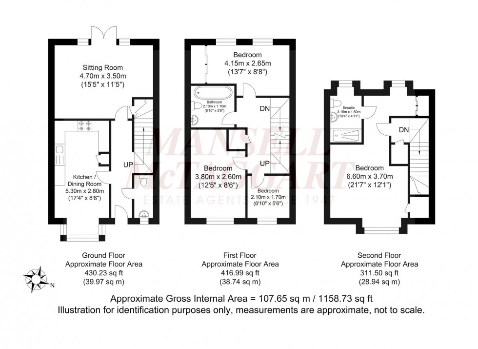 Floorplan for Capon Park, Faygate, RH12