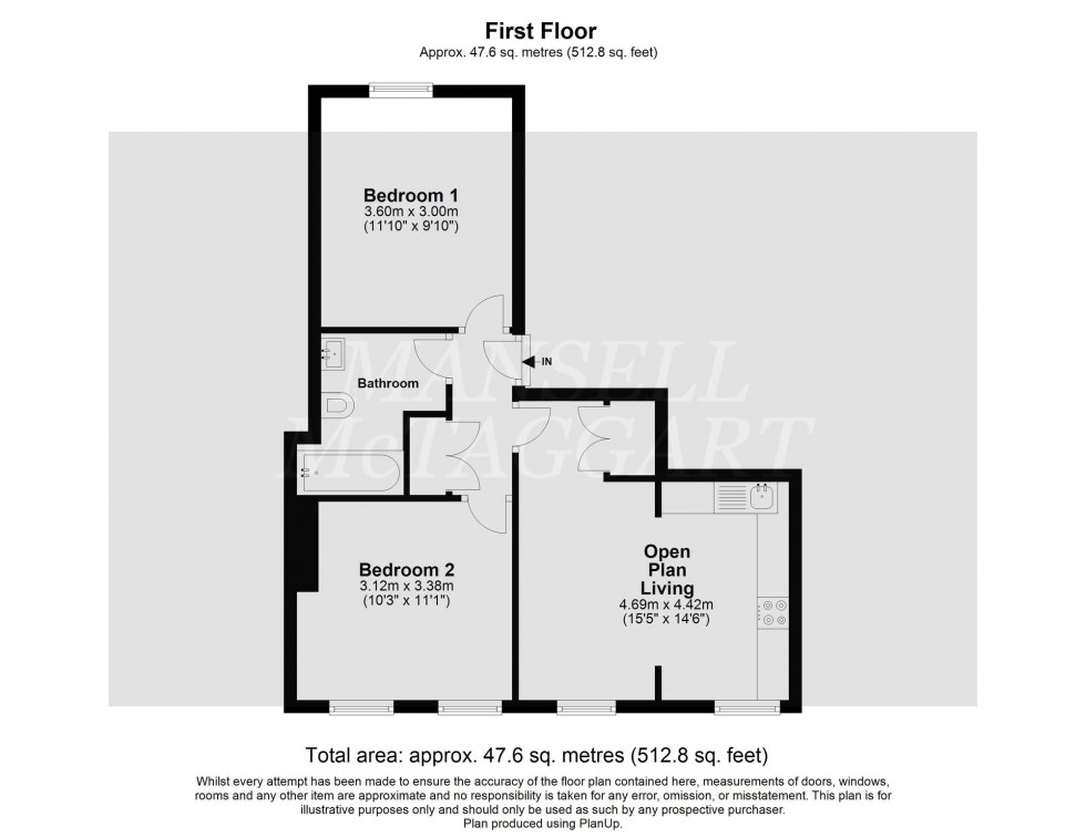 Floorplan for London Road, East Grinstead, RH19