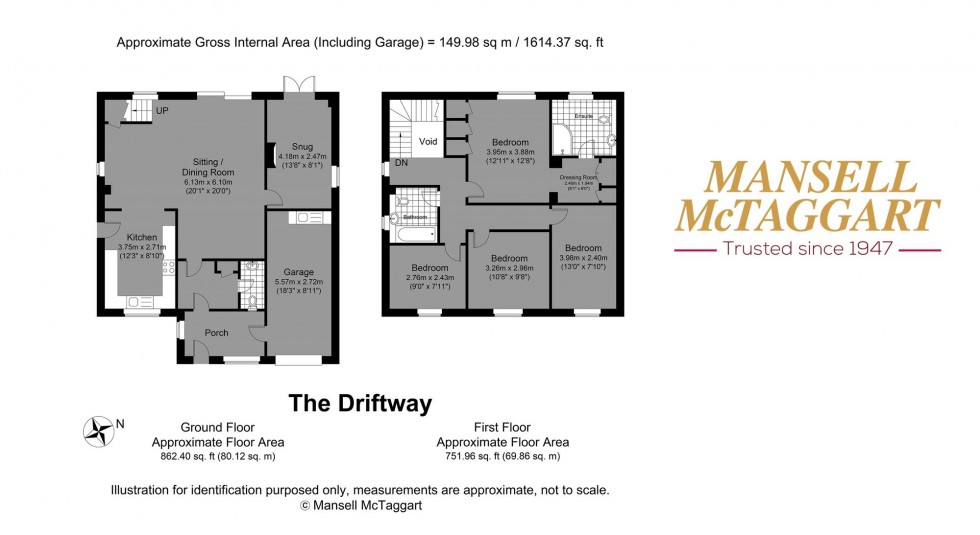 Floorplan for The Driftway, Upper Beeding, BN44