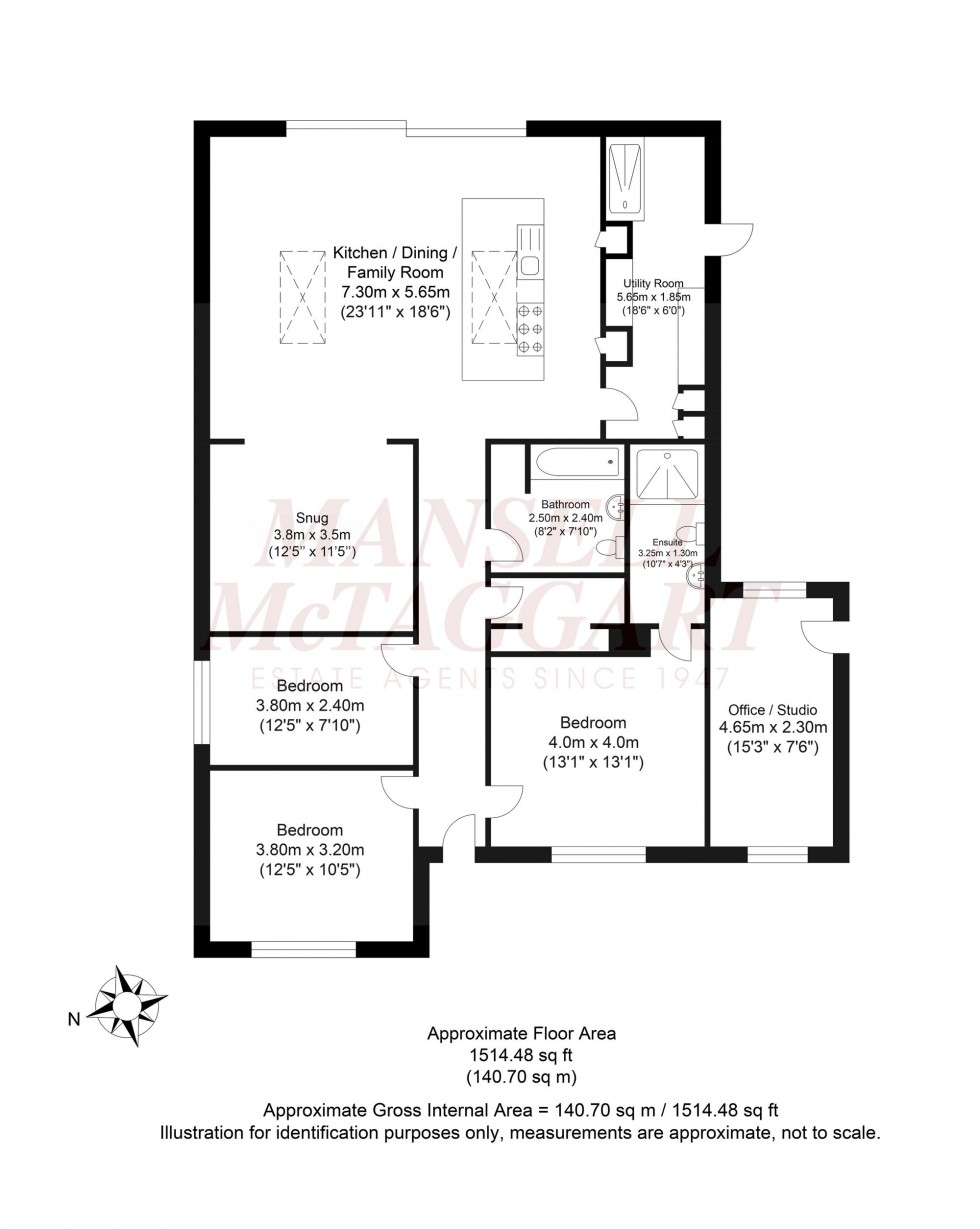 Floorplan for Rusper Road, Horsham, RH12