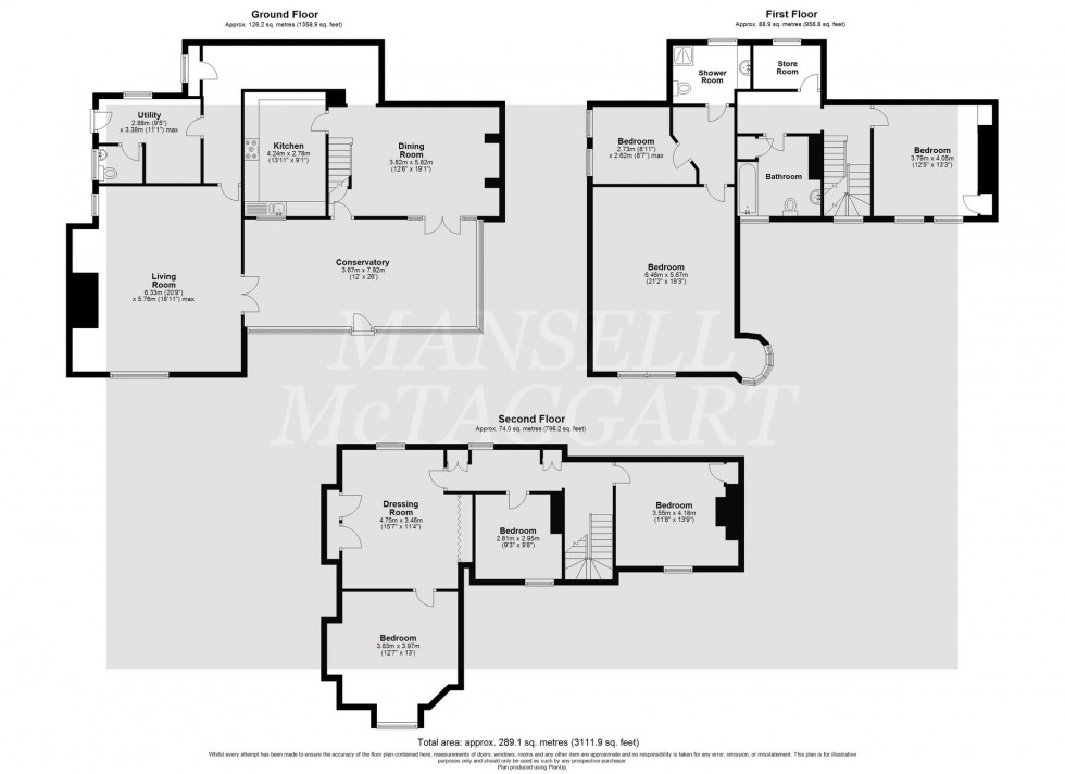 Floorplan for College Lane, East Grinstead, RH19