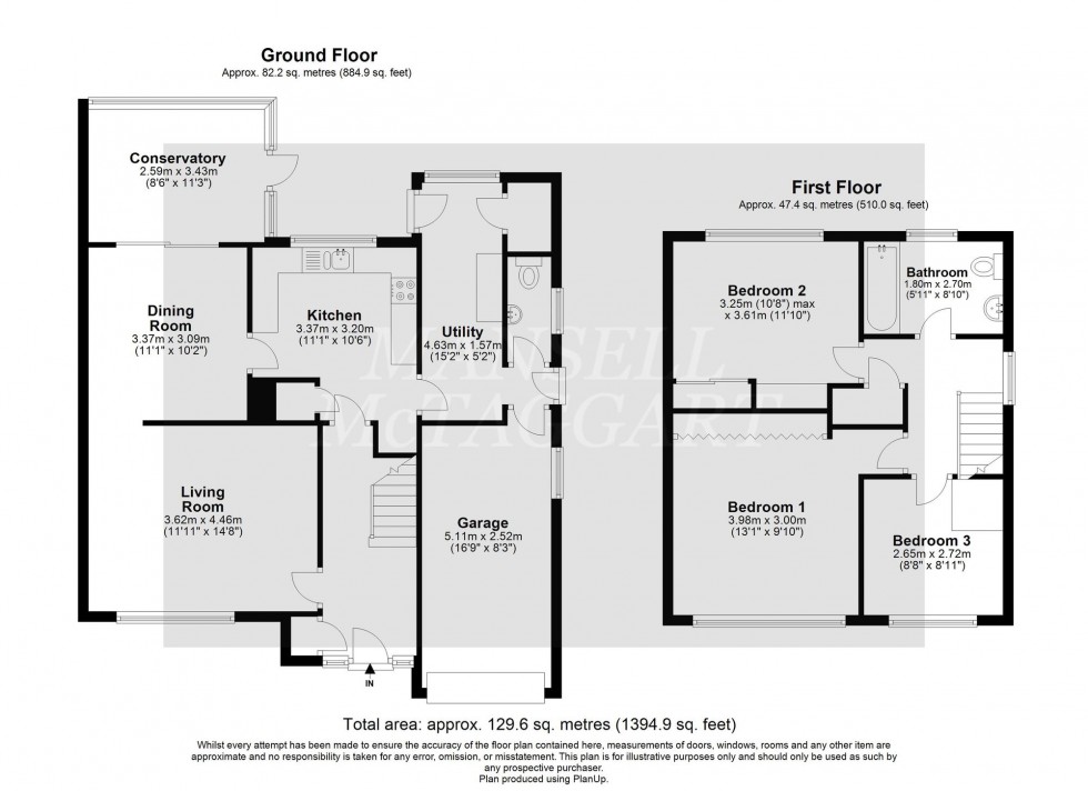 Floorplan for Beechfields, East Grinstead, RH19