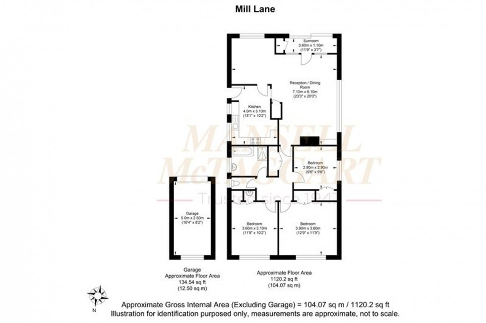 Floorplan for Mill Lane, South Chailey, BN8