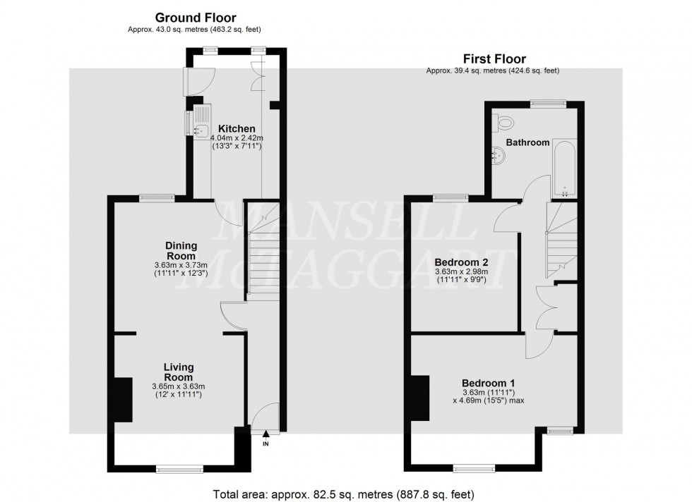 Floorplan for West Hill, East Grinstead, RH19