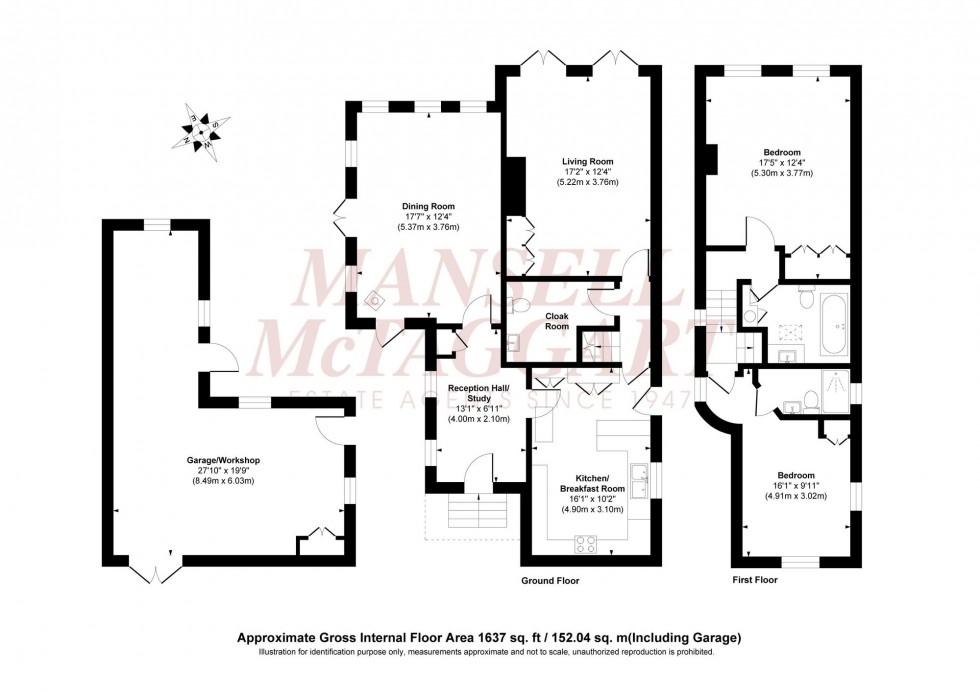 Floorplan for Grove Road, Burgess Hill, RH15