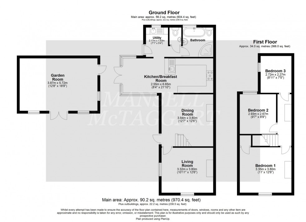 Floorplan for High Street, Dormansland, RH7