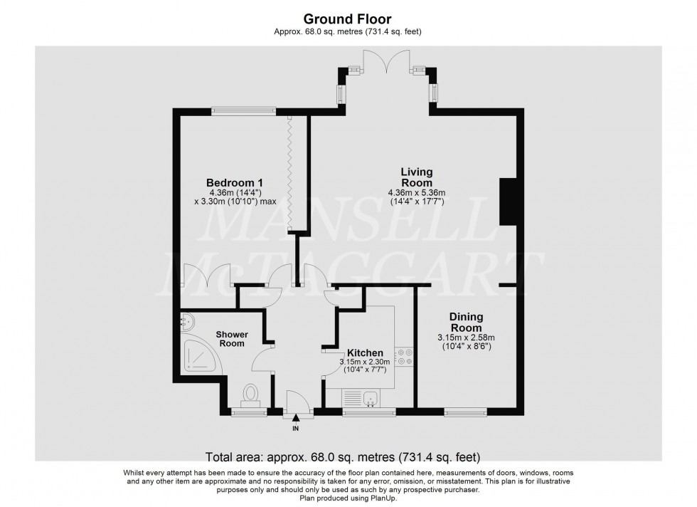 Floorplan for Lewes Road, Daledene Lewes Road, RH19