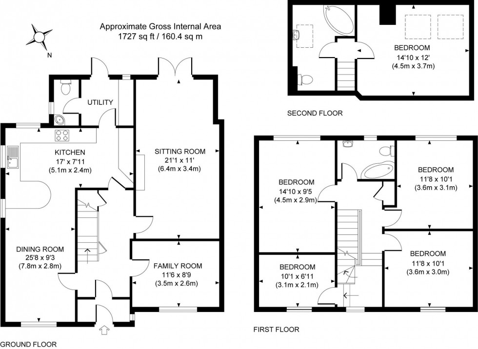 Floorplan for Lowfield Road, Haywards Heath, RH16