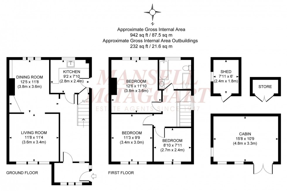 Floorplan for Chanctonbury Road, Burgess Hill, RH15