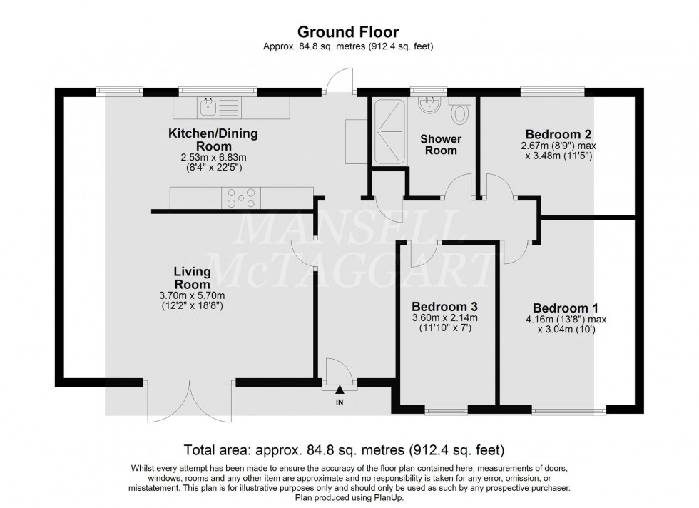 Floorplan for Ashurst Wood, East Grinstead, RH19