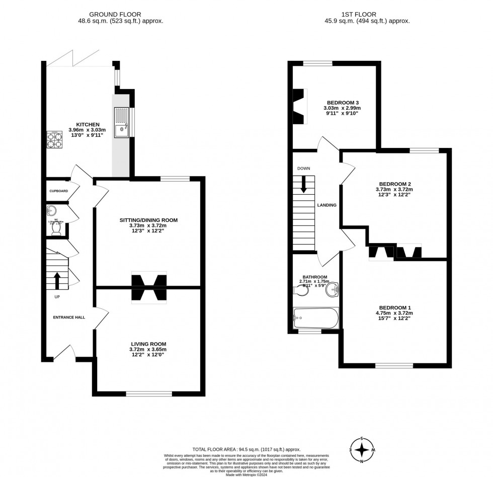 Floorplan for Highgate Road, Forest Row, RH18