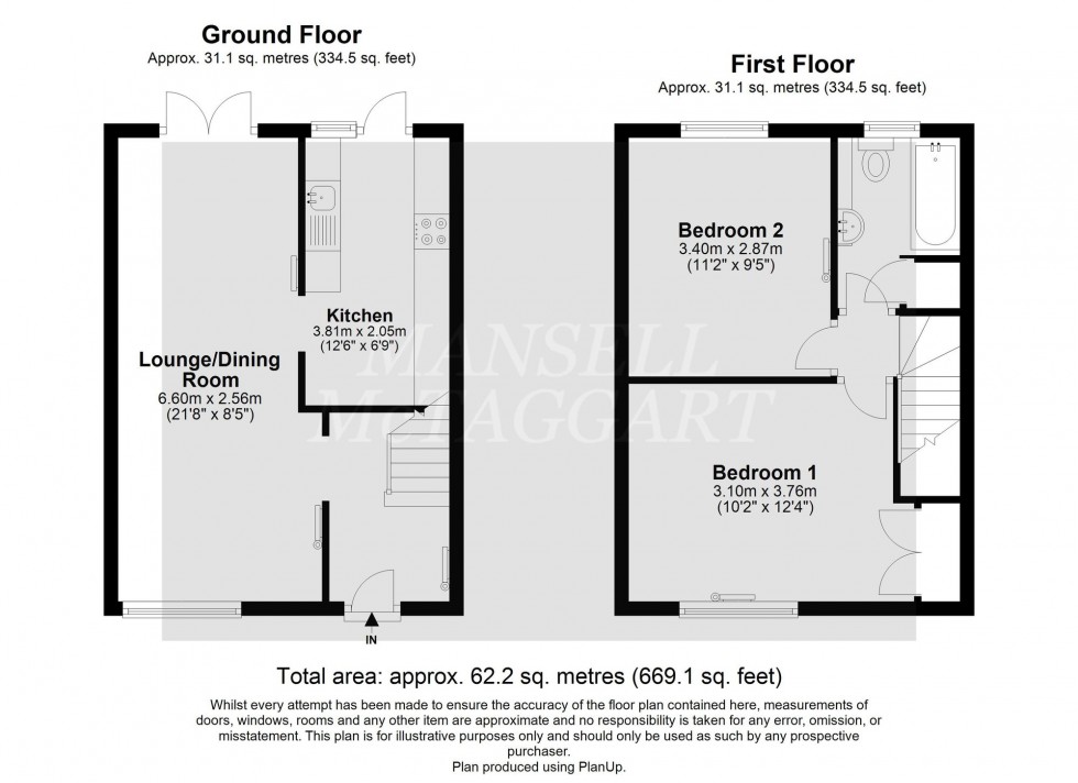 Floorplan for Poynings Road, Ifield, RH11