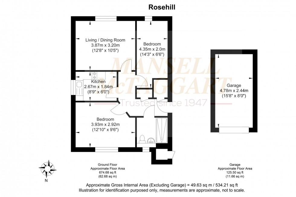 Floorplan for Rosehill, Billingshurst, RH14