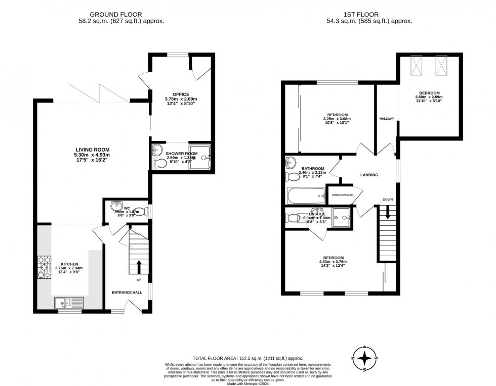 Floorplan for Glebelands, Crawley Down, RH10