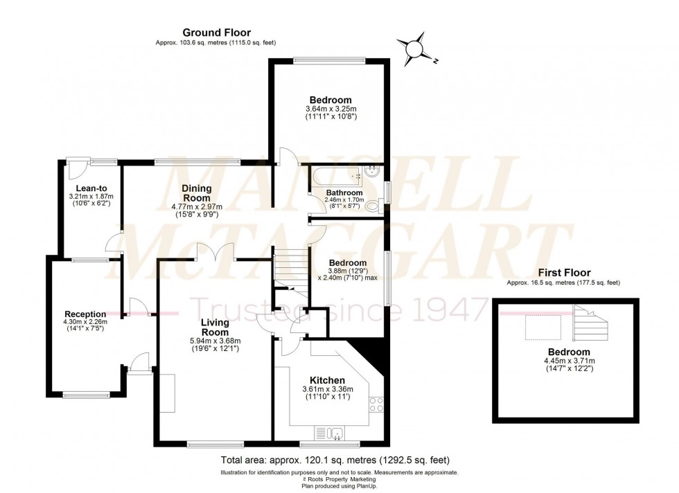 Floorplan for Hazeldene Lane, North Chailey, BN8