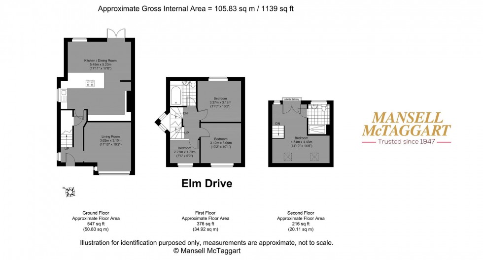 Floorplan for Elm Drive, Hove, BN3