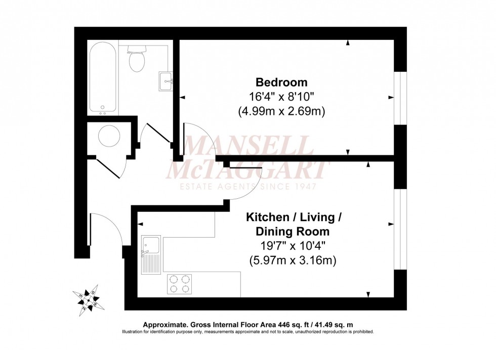 Floorplan for Church Road, Mellish House, RH15