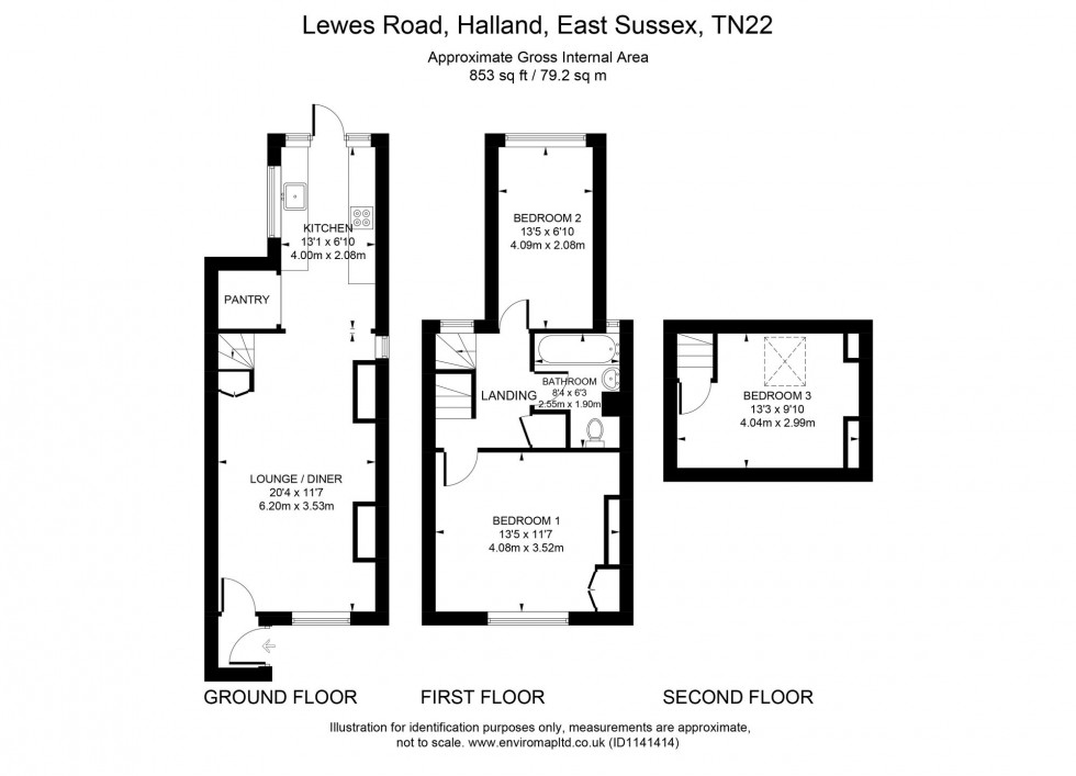 Floorplan for Lewes Road, Halland, BN8