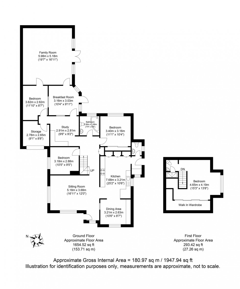 Floorplan for Eastbourne Avenue, Pevensey Bay, BN24