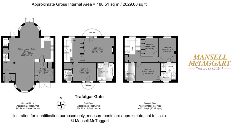 Floorplan for The Strand, Brighton Marina Village, BN2