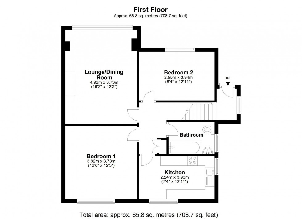 Floorplan for Post Horn Lane, Forest Row, RH18