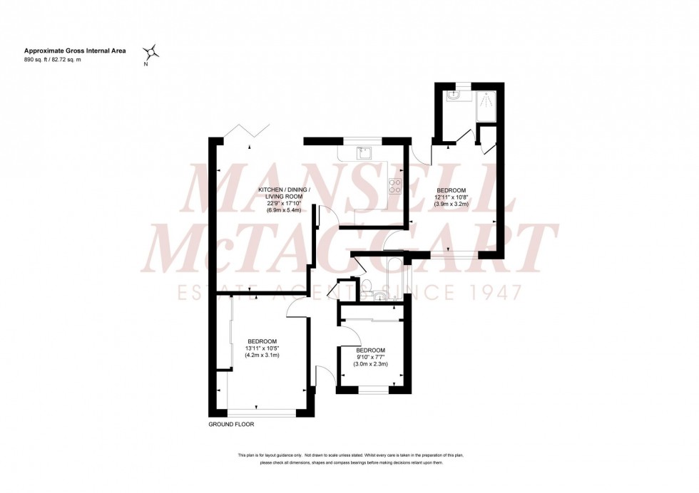 Floorplan for Meeds Road, Burgess Hill, RH15