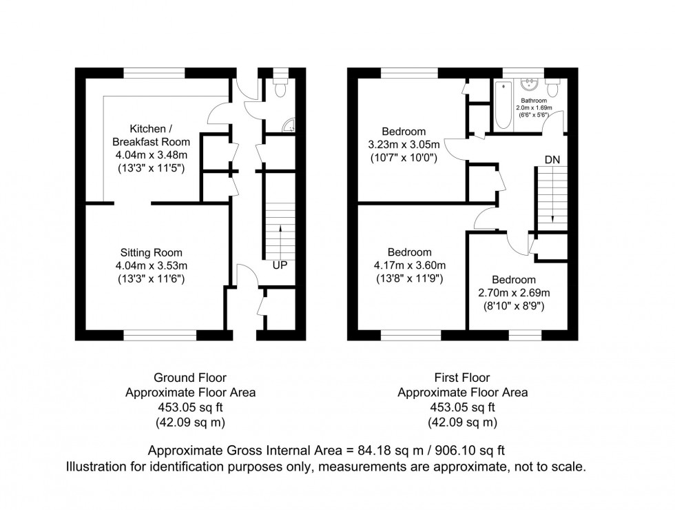 Floorplan for Hayward Road, Lewes, BN7