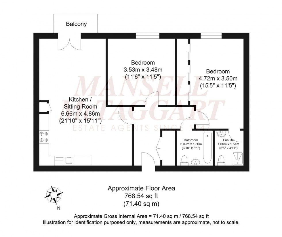 Floorplan for Lower Tanbridge Way, The Forum Lower Tanbridge Way, RH12