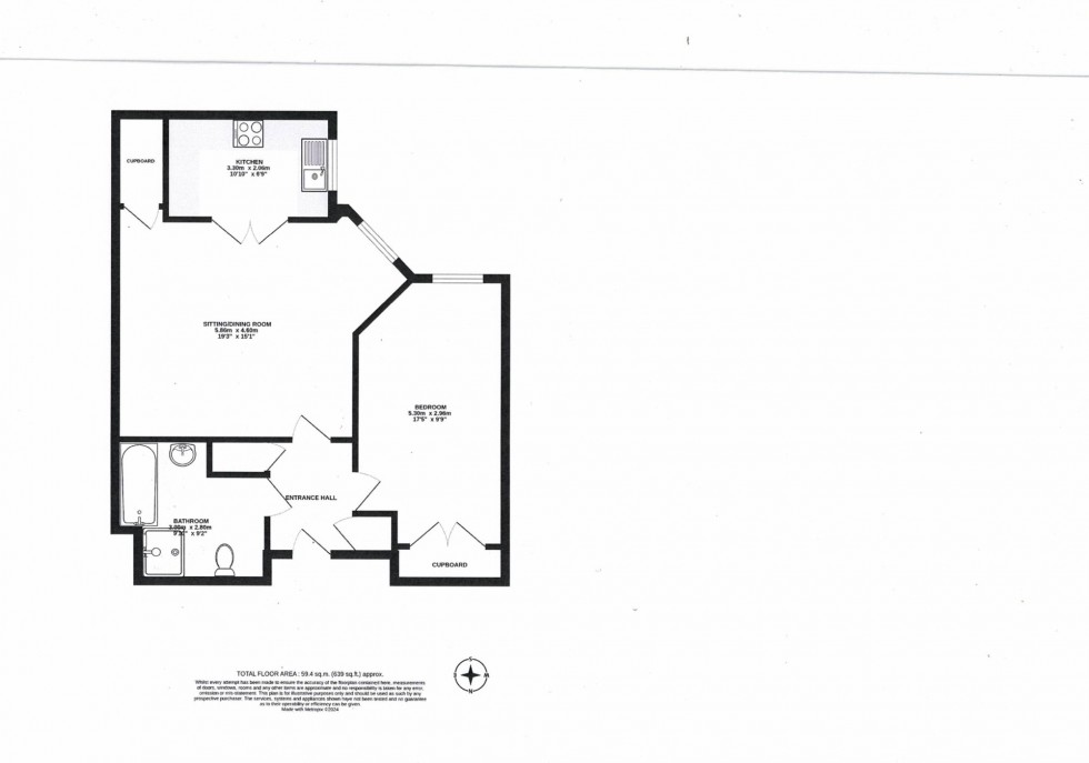 Floorplan for Massetts Road, Wavertree Court, RH6