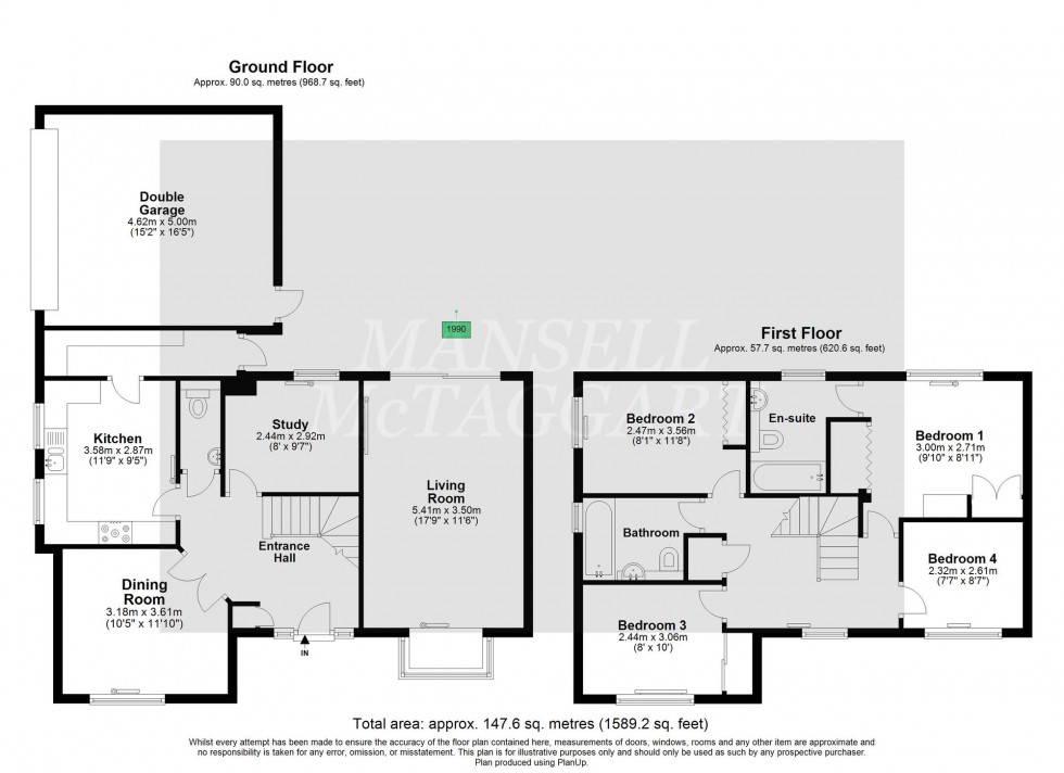 Floorplan for Mayfield, Crawley, RH10