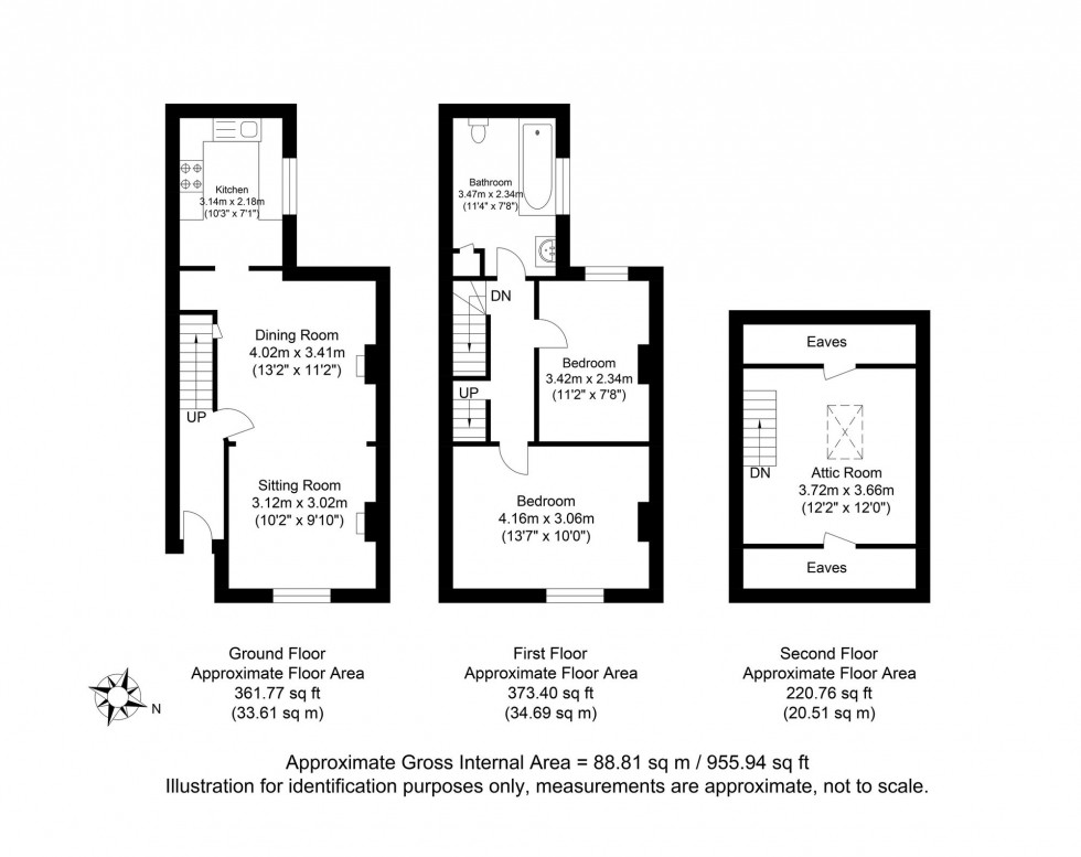 Floorplan for Valence Road, Lewes, BN7