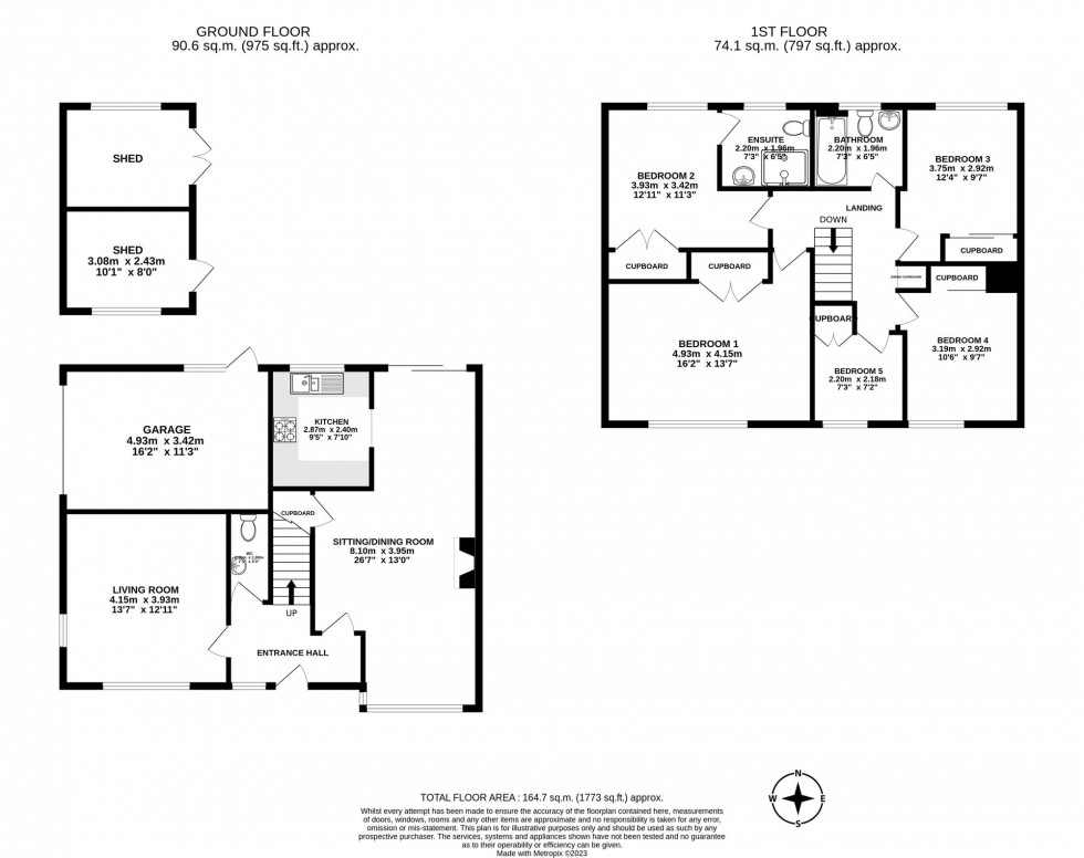 Floorplan for Hawarden Close, Crawley Down, RH10