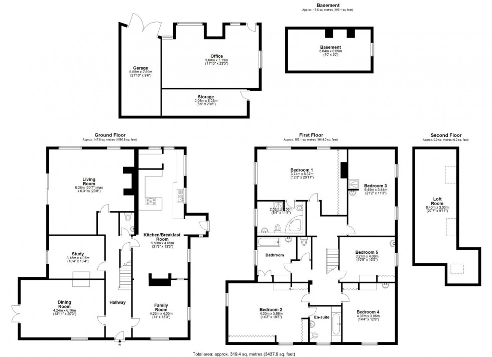 Floorplan for Copthorne Common, Copthorne, RH10