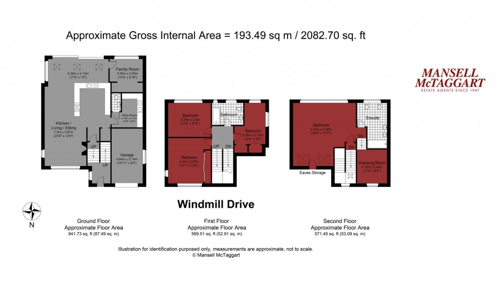 Floorplan for Windmill Drive, Brighton, BN1