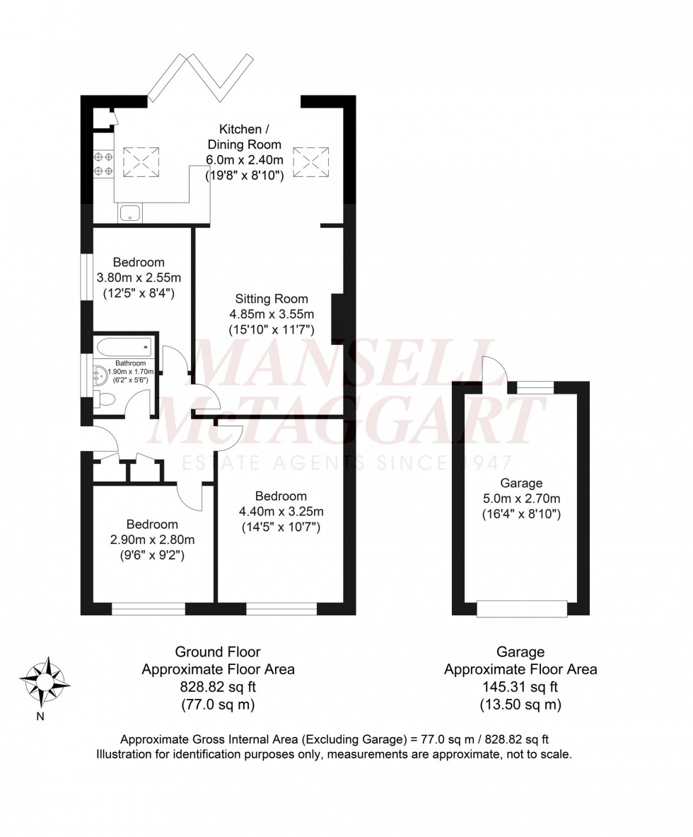 Floorplan for Ryecroft Meadow, Mannings Heath, RH13